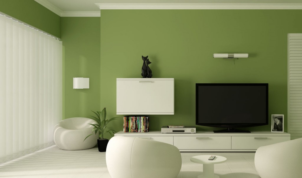 unique-mood-enhancing-living-room-wall-green